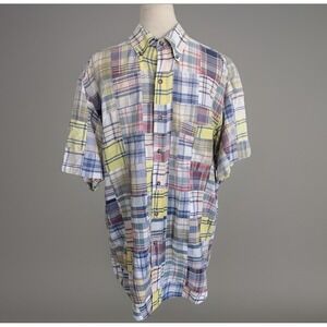 Brooks Brothers Shirt Madras Patchwork plaid